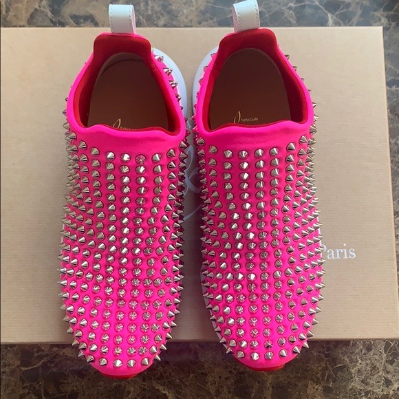 Christian Louboutin Donna Sock Spike Sneakers - Picture 4 of 10